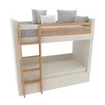 Кровать мягкая двухъярусная ДУО L/R