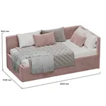 Кровать с подъемным механизмом и ящиком для белья ЛАЙН М1