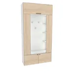 Секция под крючки с полками с подсветкой L418 L/R