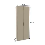 Шкаф двухдверный узкий L210.44-4