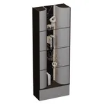 Стеллаж напольный радиусный с подсветкой TG730.90