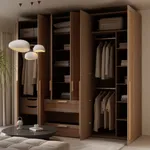 Шкафная группа, фасады натуральный ротанг Lazio 16