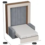 Шкаф-кровать трансформер LG950.140, 140x200