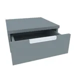 Тумба прикроватная подвесная, фасады в эмали LE709