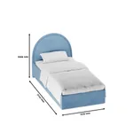 Кровать односпальная мягкая BUBBLE с подъемным механизмом