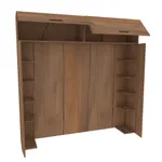 Ниша для кровати с секциями L407.44