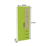 Шкаф комбинированный со стеклом с подсветкой L215S L/R