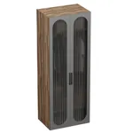 Шкаф 2 дверный, фрезерованные фасады в эмали нестандарт LE210.60-3