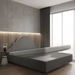 Кровать двуспальная мягкая ЛЮЦИЯ с подъемным механизмом, 160x200