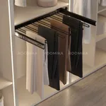 BELLE  Вешалка для брюк, 700 мм, цвет черный, BE70TRBL