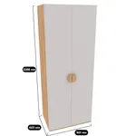 Шкаф 2 дверный P210