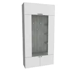 Секция под крючки с полками с подсветкой LG418 L/R