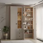 Шкаф книжный с подсветкой LG214S