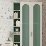 Рабочая зона Lazio фрезерованные фасады в эмали 88