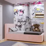 Кровать односпальная мягкая ОСТИН OS90  с подъемным механизмом, 90x200