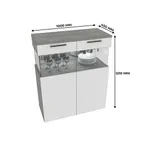 Винный шкаф с подсветкой LG200