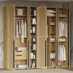 Шкаф двустворчатый, фасады натуральный ротанг  L210.60-4