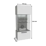 Шкаф навесной с подсветкой LG350