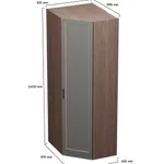 Шкаф угловой A218