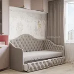 Кровать односпальная мягкая МОНИКА, 90x190