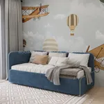 Мягкая кровать-диван ЗУМА L/R с подъемным механизмом, 90x190