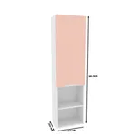 Стеллаж настольный, фасады в эмали LE335