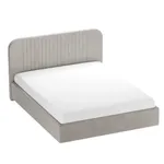 Кровать двуспальная мягкая ФЛАЙ с подъемным механизмом, 140x200