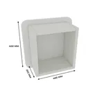 Полка навесная с панелью МДФ P100