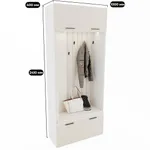 Секция с крючками с подсветкой и мягкими панелями L419