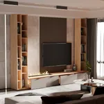 Lazio гостиная с электрокамином 21