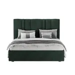 Кровать двуспальная мягкая HILTON с подъемным механизмом, 140x200