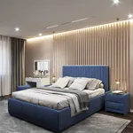 Кровать двуспальная мягкая АСТИ  с подъемным механизмом, 160x200