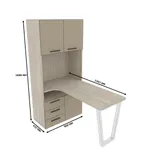 Cтол-стеллаж L402 L/R