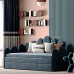 Мягкая кровать-диван ШЕЛЛ, 90x190