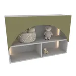 Антресоль открытая с панелью в эмали с подсветкой А342.300