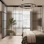 Перегородка для зониования пространства, стекло Сатинато GRACE 19