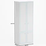 Шкаф двухдверный с перемычкой А210.44-4Р