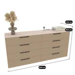 Комод 8 ящиков R708.40