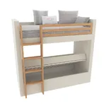 Кровать мягкая двухъярусная ДУО L/R