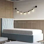 Кровать односпальная мягкая SUNRISE  с подъемным механизмом, 90x200