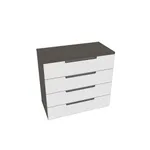 Комод, фасады в эмали LE-704