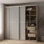 Шкаф-купе ХG240.60-1, профиль INTEGRO, фасад МДФ