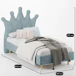 Кровать односпальная мягкая QUEEN LITE