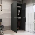 Шкаф 2 дверный, фрезерованные фасады в эмали LE210.60-1
