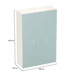 Шкаф двухдверный с фальш-стенкой и раздвижжными дверьми LG205 L/R