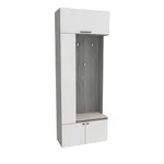 Секция с вешалкой и полками с подсветкой LG409 L/R