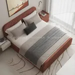 Кровать двуспальная мягкая МАЛЬТА с подъемным механизмом, 200x200