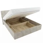 Кровать двуспальная мягкая KOLIBRI с подъемным механизмом, 180x200