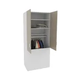 Шкаф двухдверный с фальш стенкой LG212