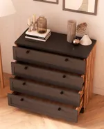 Комод с ящиками узкий с эмалевой столешницей A704.40ES